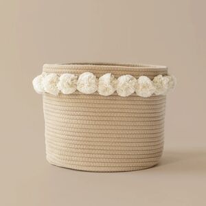 Jilly box Fall 2024 Twig and Tassel Taupe Pom Basket